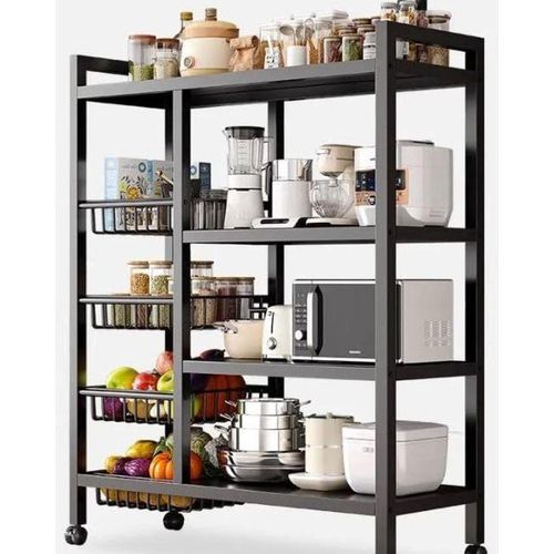 Generic High Quality 4 LAYERS SHELF- Storage Organizer Rack