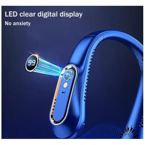 Usb Neck-Mounted Leafless Electric Fan - image 4