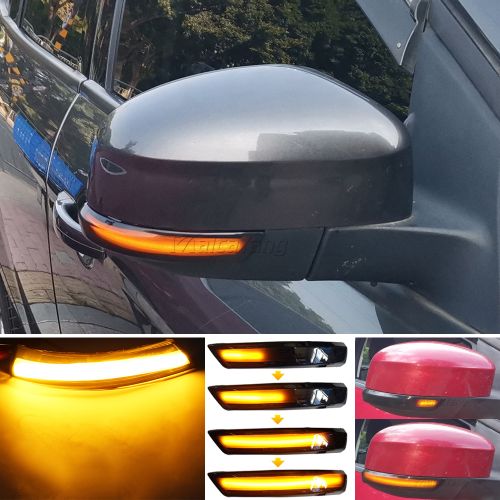 Dynamic Turn Signal Light LED Side Rearview Mirror Indicator Lamp Auto  Blinker Lamp for Ford Focus 2 3 Mk2 Mk3 Mondeo Mk4 EU