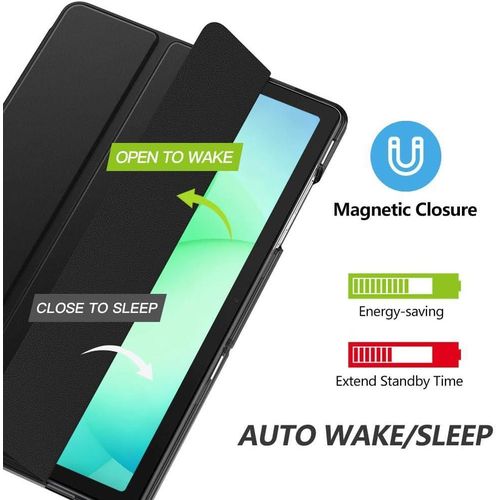 product_image_name-Generic-Anti-Drop Leather Smart Case for Samsung Galaxy Tab A11 Plus/A9 Plus (11 Inch) - Black-2