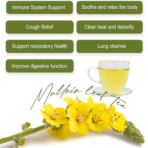 Chinaherbs Mullien Leaf Tea-20 Tea Bags - image 2