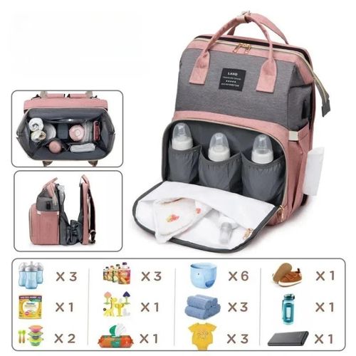Fashion Waterproof Multipurpose Foldable Baby Bed And Diaper Bag - image 6