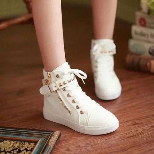 Fashion Boots Shoes Women Boots Ladies Boots Women Canvas Shoes Lady Flat Sole Shoes For Womens Shoes Jumia Nigeria