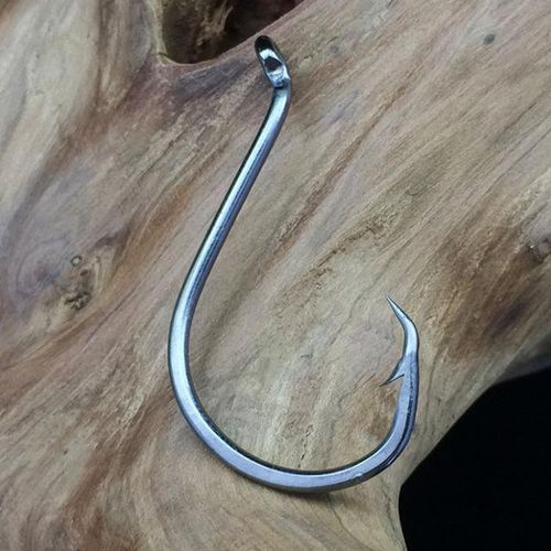 Generic Dygygyfz 10pcs/lot Circle Hook For Fishing High Carbon Steel  Saltwater Fishhook 1 1/0 2/0 3/0 4/0 5/0 Sea Fishhook Accessories