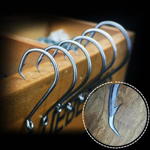 Generic Dygygyfz 10pcs/lot Circle Hook For Fishing High Carbon Steel  Saltwater Fishhook 1 1/0 2/0 3/0 4/0 5/0 Sea Fishhook Accessories