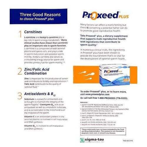 Proxeed Fertility Supplements For Men X30 Sachets