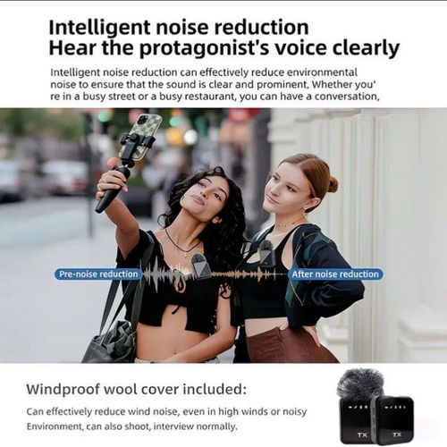 Generic F15-2 DOUBLE NOISE CANCELLING WIRELESS MICROPHONE - image 5
