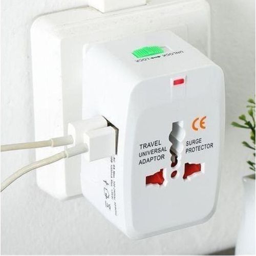 product_image_name-Generic-Universal Travel Adapter with 2 USB Charging ports and a Surge Protector-2