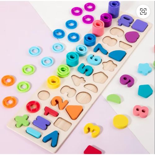 Generic Five in 1 Logarithm Board Matching - image 2