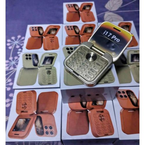 Mtk i17 Pro Mini Flip Phone Pocket Size Dual SIM Feature Phone - image 2