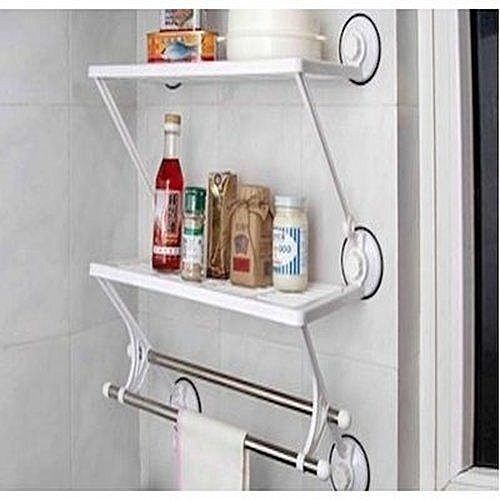 product_image_name-Generic-Bathroom / Kitchen Storage Rack With Towel Bar-1