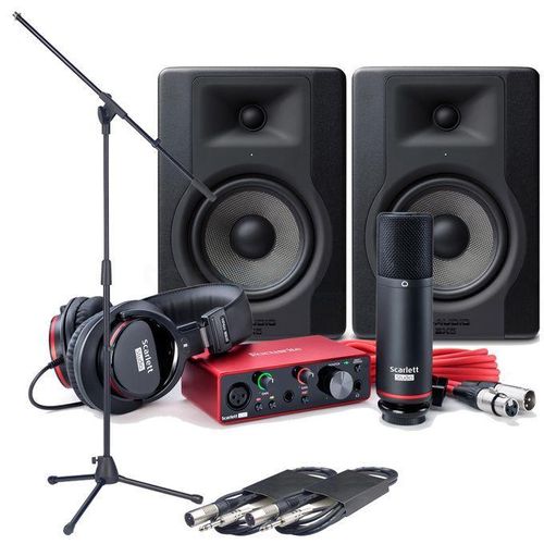 Focusrite Focusrite-Solo Studio Bundle (3rd Gen) With Bx5d3 Studio Monitor and stand