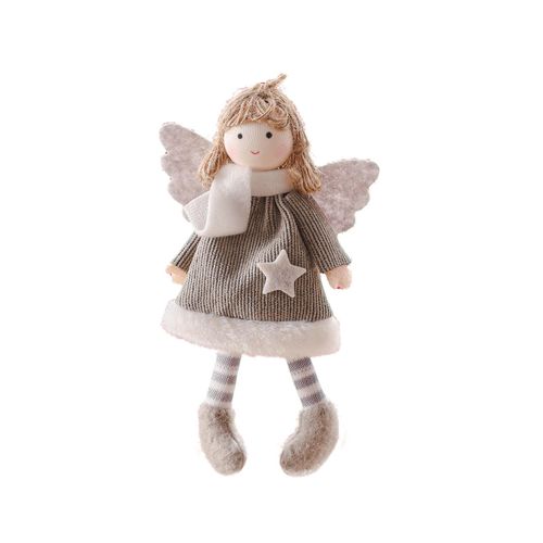 Generic Christmas Angel Hanging Doll Personalized Novelty Toys Wear Scarf Angel Figurines for Party Holiday Home Gray NO5242 Jumia Nigeria