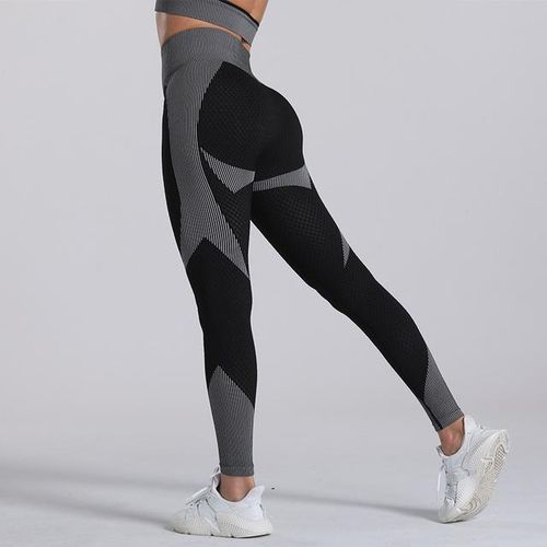Relief Anti-cellulite Leggings with Scrunch - Black/Gray