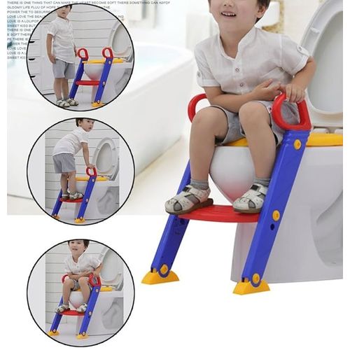 product_image_name-Generic-Baby Foldable Potty Training  Toilet Ladder Seat-1