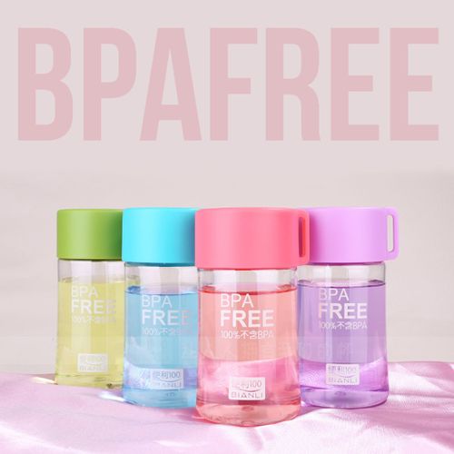 200ml Mini Drinking Water Bottle BPA Free Plastic Water Cup Portable  Reusable