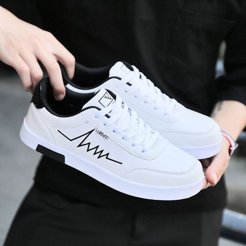 Fashion Men Shoes Fashion Sneakers Skate Shoes-White | Jumia Nigeria