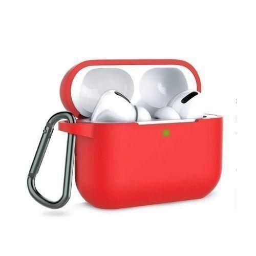 Generic Quality AirPods Pro Earphone Protective Case -RED (Only Case)