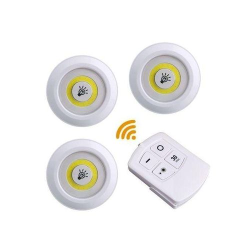 product_image_name-Led-Quality Light With Remote Control Set Of 3-3