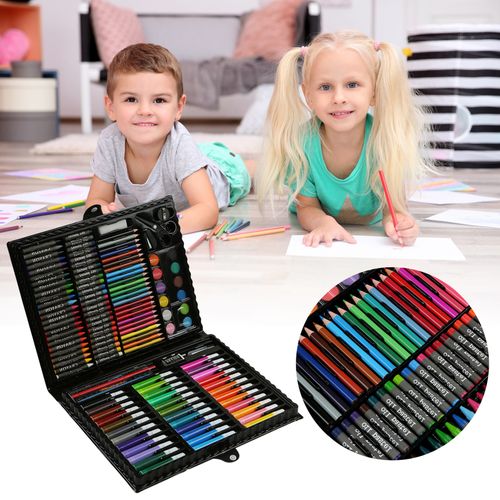 150 Pcs Art Supplies For Kids, Deluxe Kids Art Set For Drawing Painting And  More With Portable Art Box