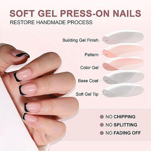 product_image_name-Fashion-32 pcs press-on nails (16 sizes),36 pcs adhesive tabs,Super-hold nail glue,Alcohol pad,Nail file,Cuticle stick,User manual-2