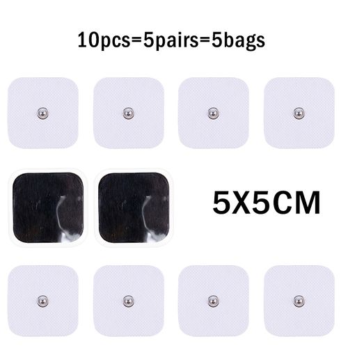 10pcs Electrode Pads EMS Electric Muscle Stimulator Tens Massager