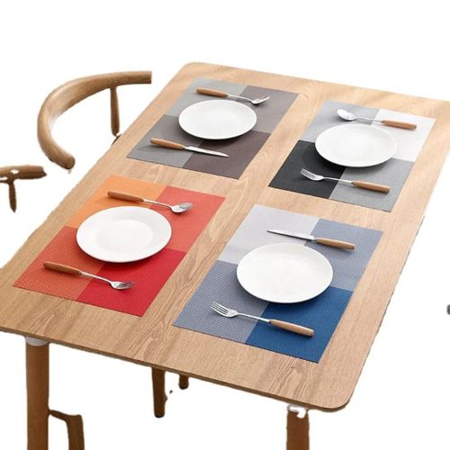 Generic 6 PACK of different Table Mat PVC Western Kitchen Dining Room Table Mat
