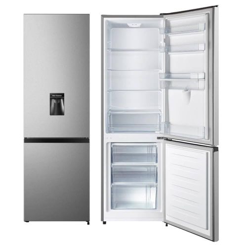 product_image_name-Hisense-264L Double Door Bottom Freezer Refrigerator with Water Dispenser-1