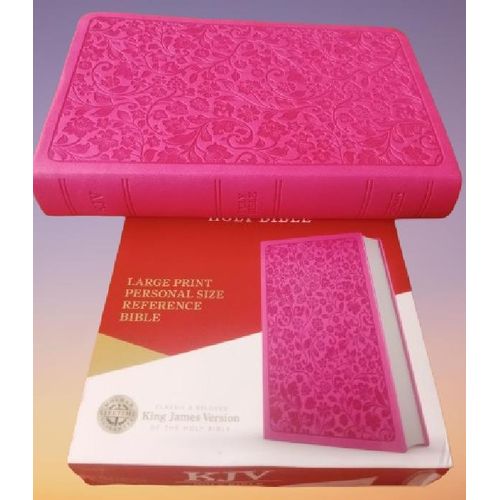 product_image_name-Generic-KJV Large Print Personal Size Reference Bible, Pink LeatherTouch, Red Letter, Cross-References, Full-Color Maps, Easy-to-Read MCM Type-4