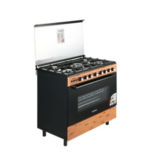 product_image_name-Bruhm-60x90cm 5 Gas Burner Cooker With Auto Ignition - Oven And Grill-1