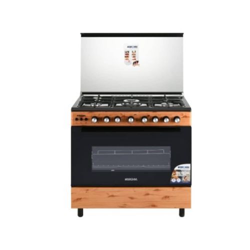 product_image_name-Bruhm-60x90cm 5 Gas Burner Cooker With Auto Ignition - Oven And Grill-5