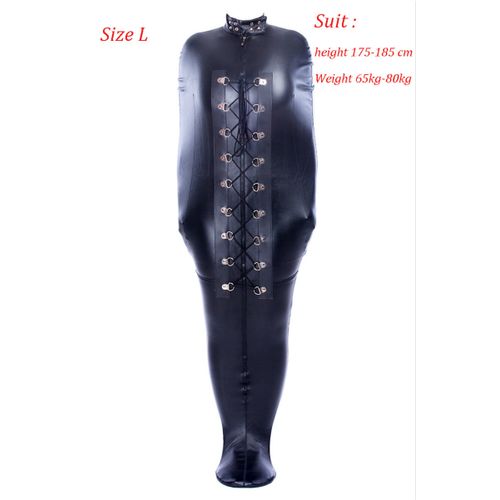 Fashion Bondage Mermaid Mummy Restraint Bags Sleeping Bag Leather ...