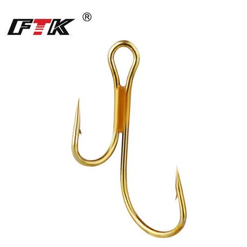 Generic Ftk 20pcs Twins Hooks Fishing Hook 1-8 Double Hook