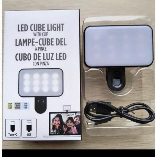 Generic Cube Light With Clip (LED CUBE LIGHT) X1