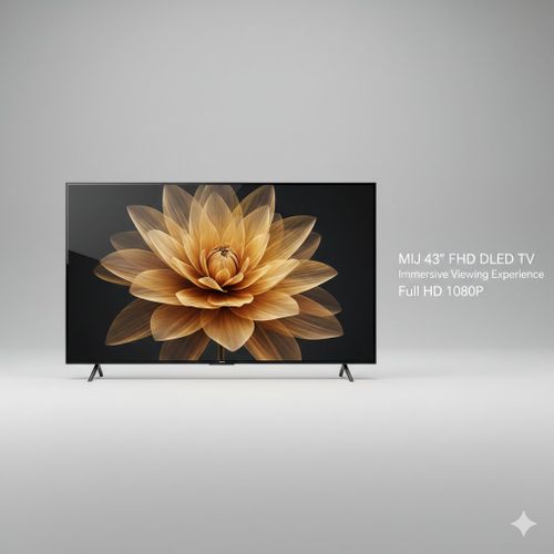 Mi+ (MIJ-4310) 43'' Inches Digital Satellite (Built-in digital tuner, No Decoder Needed) TV - Frameless Full HD LED TV - HDMI - USB - Black + 12 MONTHS WARRANTY - image 10