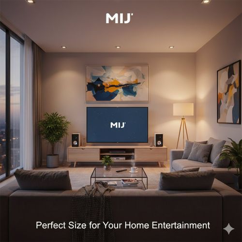 Mi+ (MIJ-4310) 43'' Inches Digital Satellite (Built-in digital tuner, No Decoder Needed) TV - Frameless Full HD LED TV - HDMI - USB - Black + 12 MONTHS WARRANTY - image 12