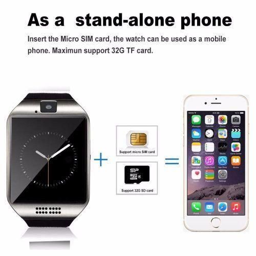 Generic Q18 Smart Watch Bluetooth Smartwatch Phone With CamTFSIM Card Slot For Android Samsung Galaxy S7 S6 S5 Note 5 HTC SONY LG Huawei Google Nexus Gold WANKAI Jumia Nigeria