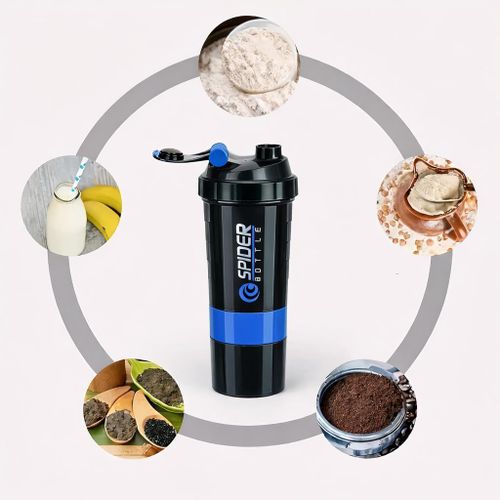 product_image_name-Generic-PowerShaker Pro Protein Shaker Bottle - Leakproof Gym Blender Cup with Mixing Ball-1