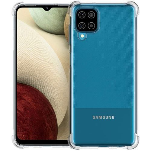 Samsung Galaxy A12 Case Silicon Soft Shockproof Transparent Cover Case