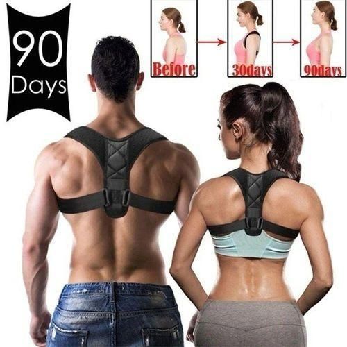 Generic Back Posture Correction belt adult unisex back correction belt correction fixed clavicle back hunchback correction belt