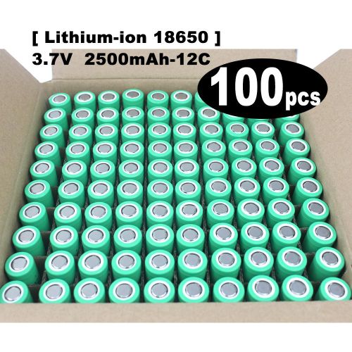 product_image_name-Generic-3.7V 18650 2500Mah Rechargeable lithium battery (100 pieces 2.6A)-1