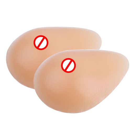 Fashion Wire Free Breast Prosthesis Lifelike Silicone Breast Pad -Nude-85g