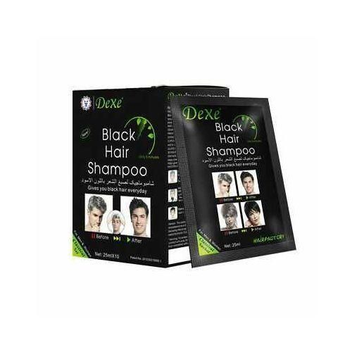 product_image_name-Dexe-10pcs BLACK Hair Shampoo Black Hair Dye - Natural Black-2