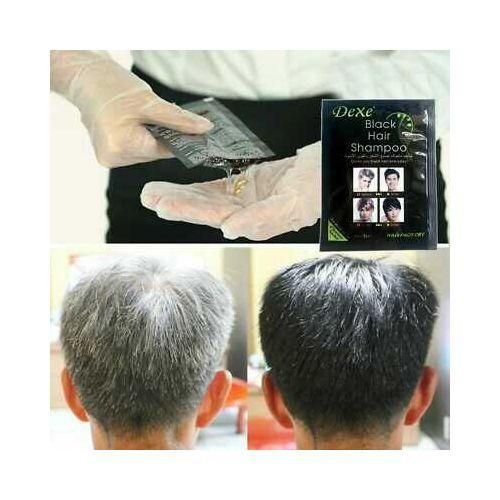 product_image_name-Dexe-10pcs BLACK Hair Shampoo Black Hair Dye - Natural Black-3