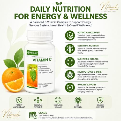NEOLIFE Vitamin C Sustained Release - 100 Tablets (Single)