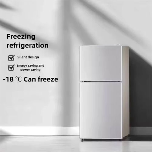 Royalstar Double Door Refrigerator – Energy Efficient Top Freezer Fridge (Silver) - image 3