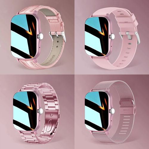 product_image_name-Generic-Smartwatch Square Dial Call BT Music Smartclock Fitness Tracker Trosmart Brand-2