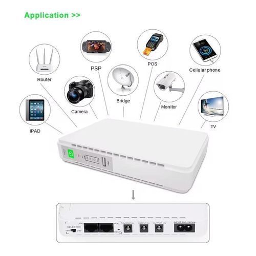 Generic Smart Mini DC Ups 10000Mah Router Power Bank