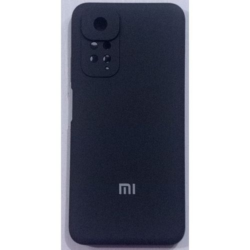 product_image_name-XIAOMI-Mi Redmi Note 11S/11 Silicone Back Case Black-2