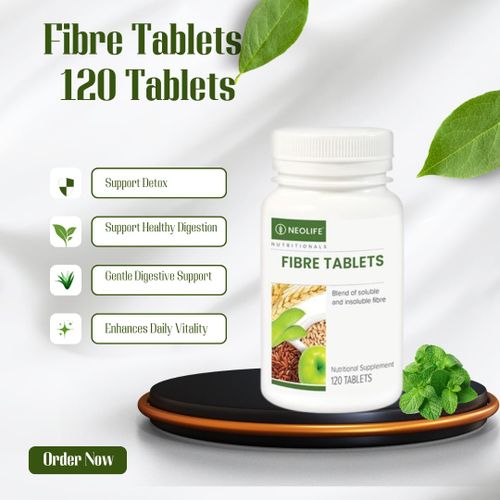 Natural Fibre Tablets - 120 Tablets (Single)
